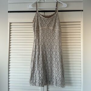 Lace slip dress